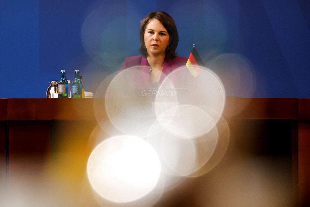 Tysklands udenrigsminister, Annalena Baerbock.