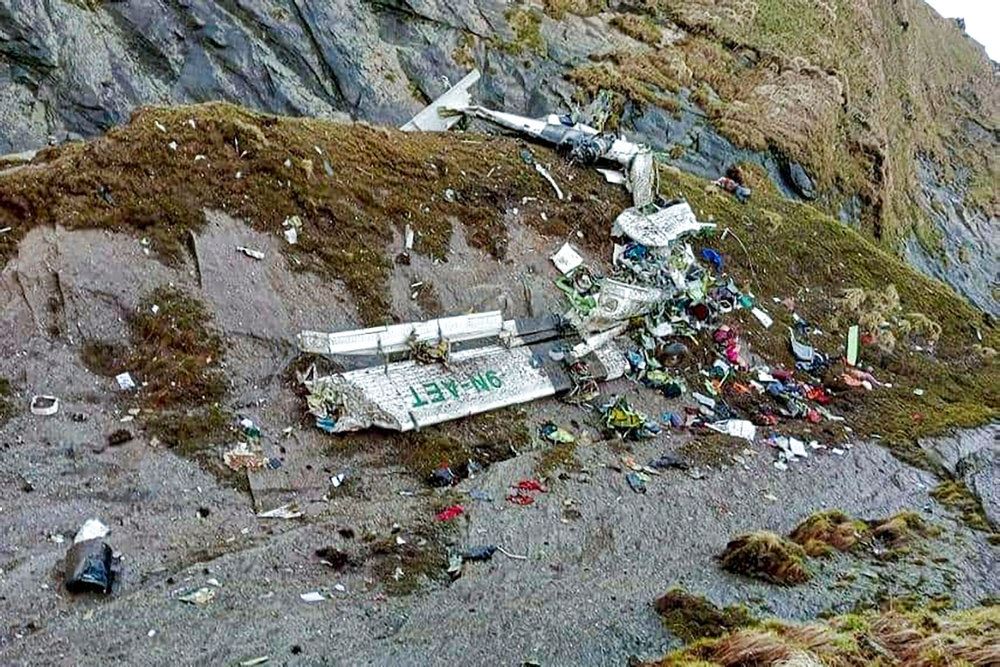 flyvrag fundet i Nepal