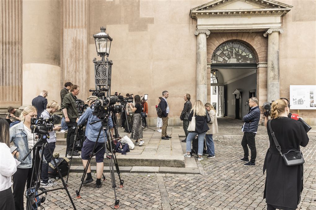 Presse foran Københavns Byret