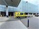 ambulance holder ved lufthavnen i Kastrup