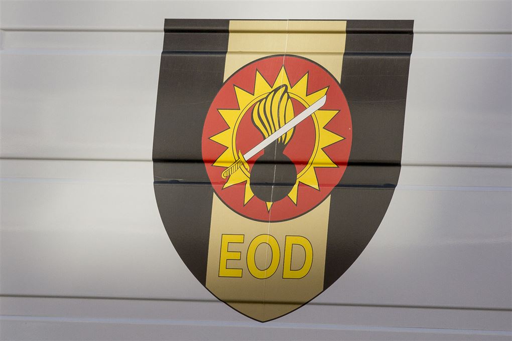 emblem med bogstaverne EOD
