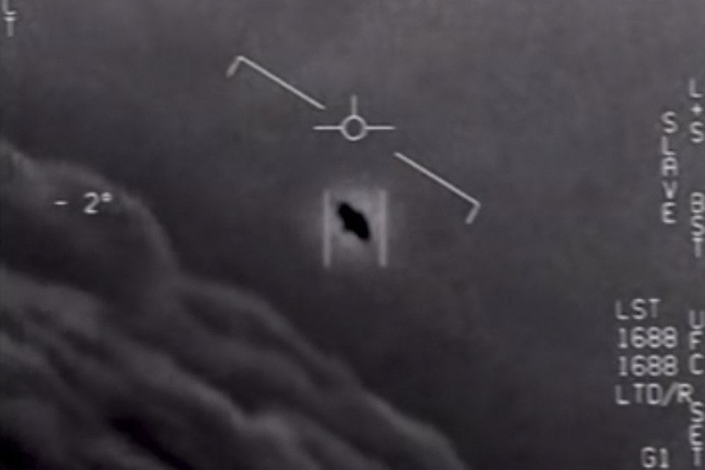 Et billede af en mulig UFO