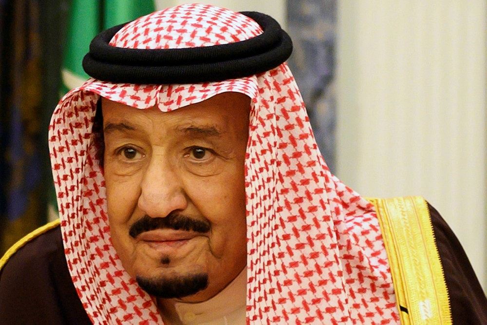 Saudi-Arabiens konge med turban