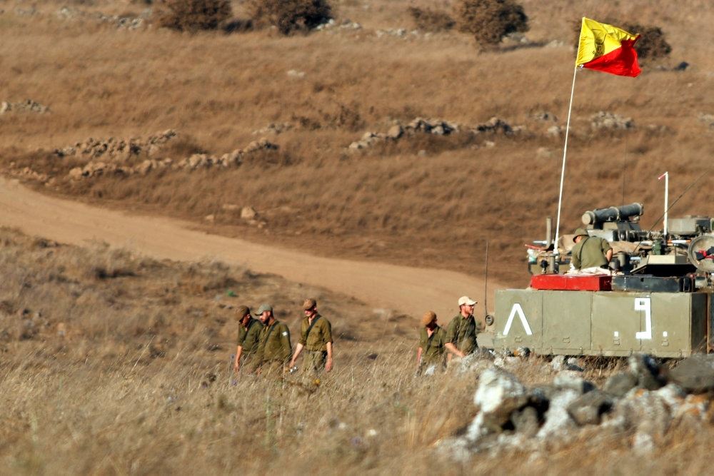 israelske soldater i Golanhøjderne