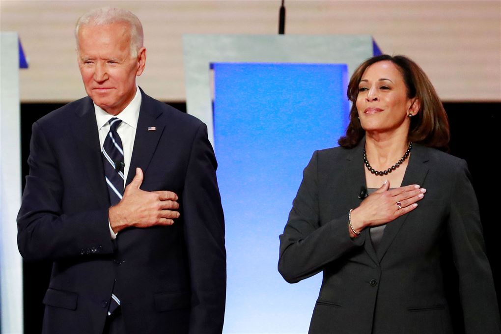 Joe Biden og Kamala Harris primærvalg