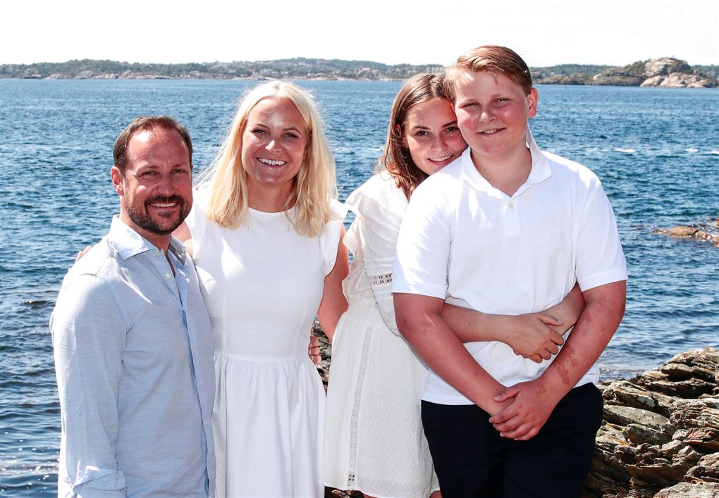 Den norske kronprinsfamilie 