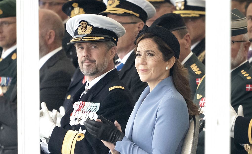 Kronprinsparret ved Flagdag for Danmarks udsendte