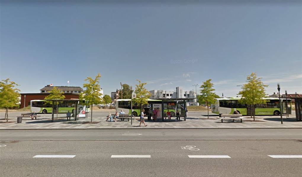 Busstationen i Svendborg