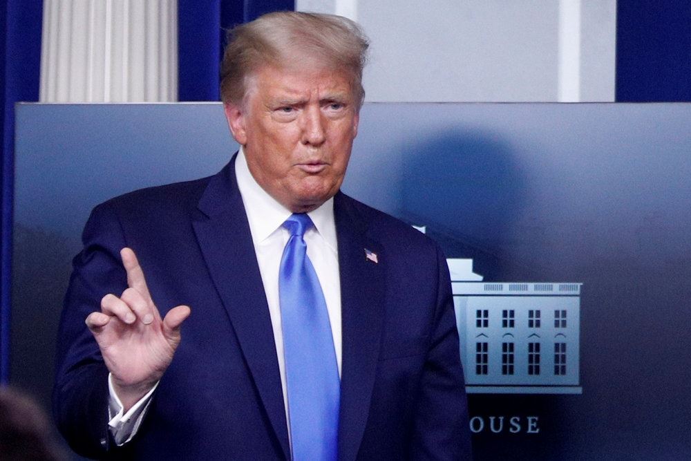 Den amerikanske præsident Donald Trump 