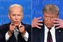 Sammensat foto af præsidentkandidaterne Joe Biden og Donald Trump