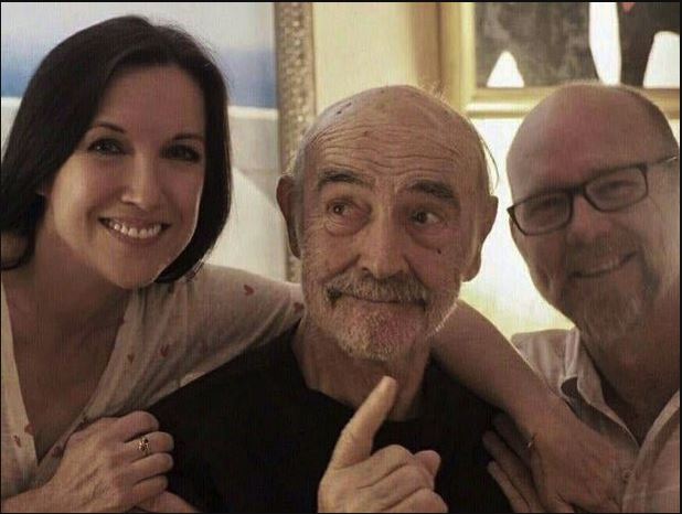Sean Connery med søn og svigerdatter