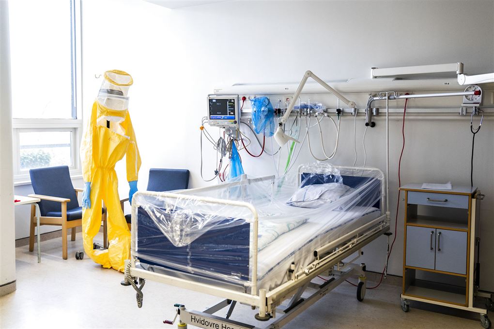 Hospitalsstue med værnemidler