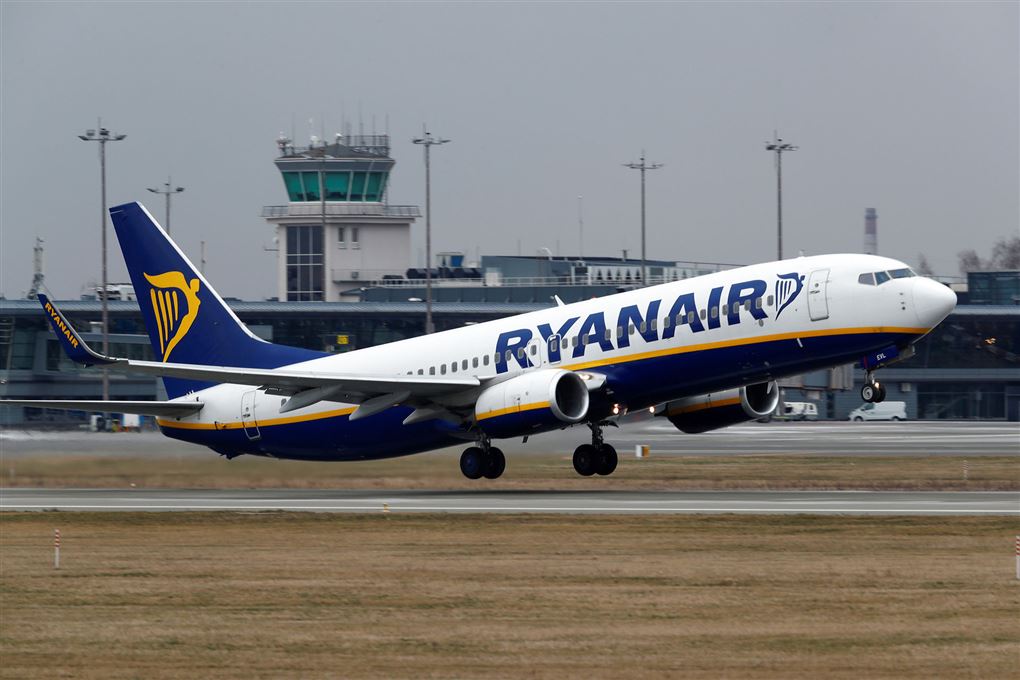 Fly fra Ryanair letter.