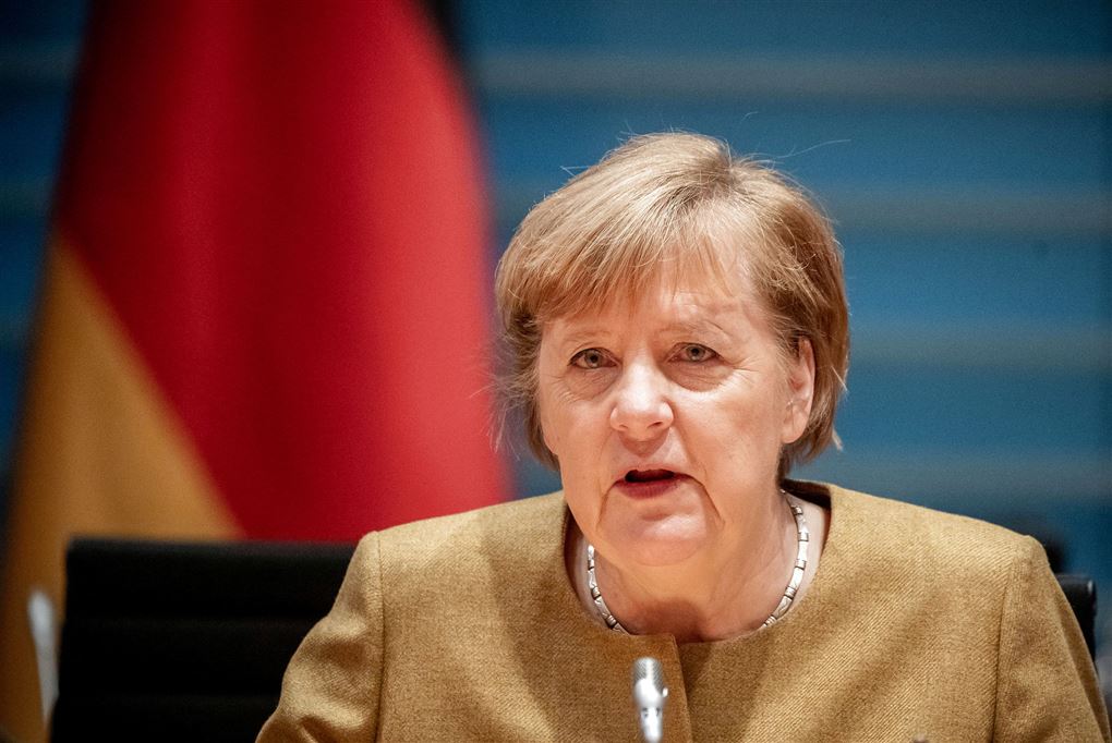 Angela Merkel til møde