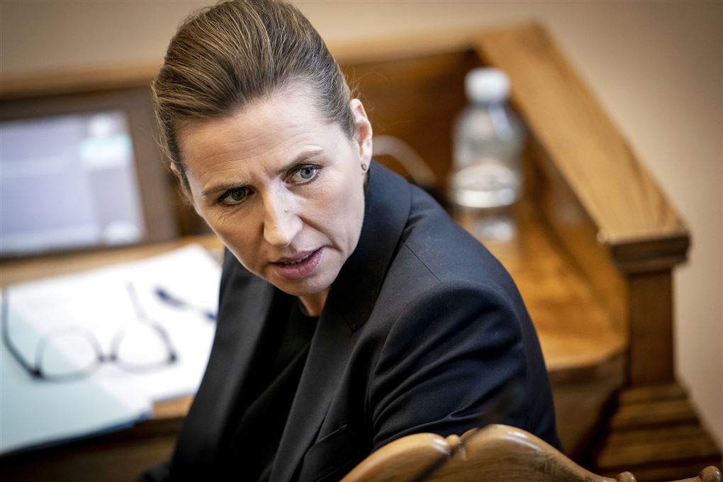Mette Frederiksen i Folketinget