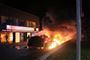 bil i brand ved bilforhandler
