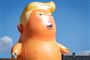 ballon der forestiller Donald Trump som baby