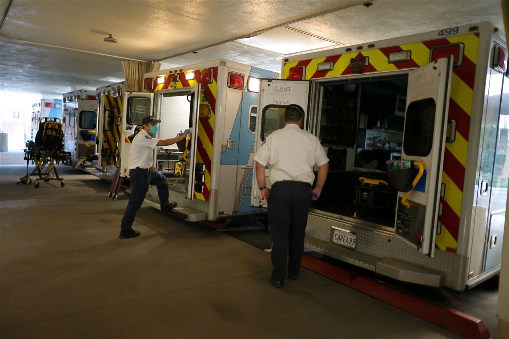 5 ambulancer holder klar