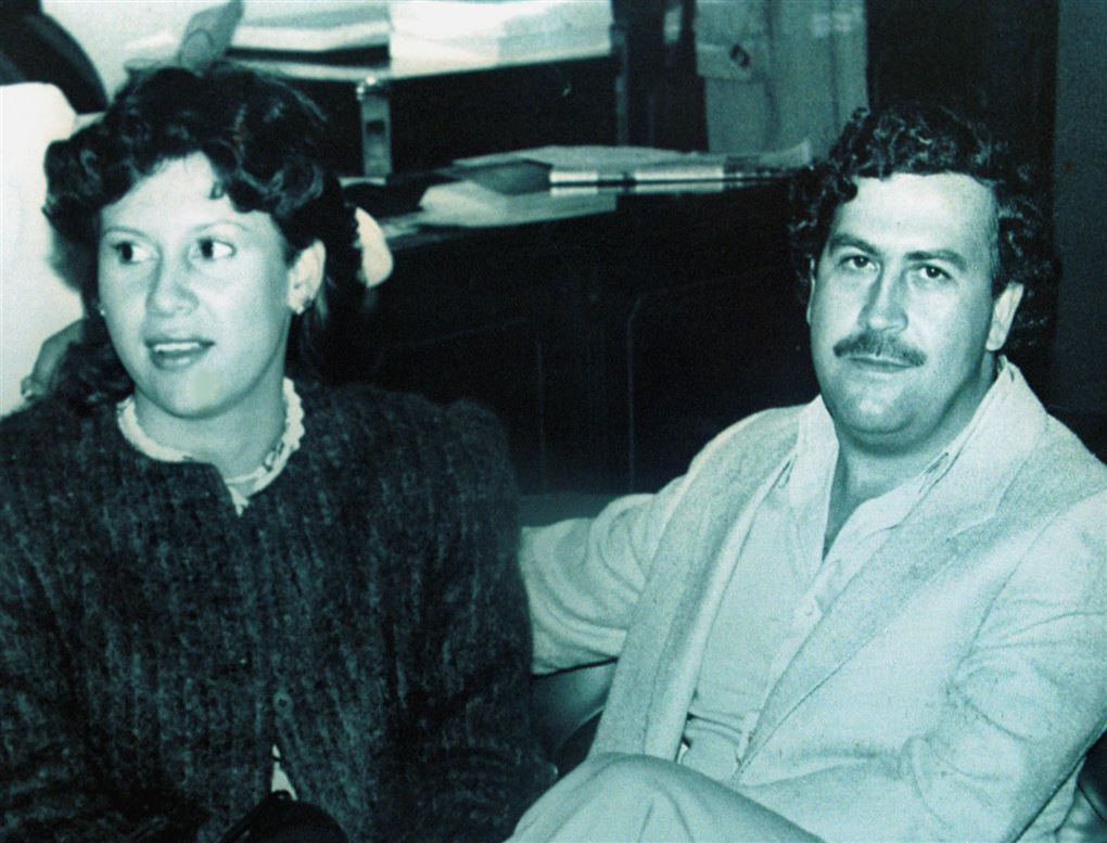 billede af Pablo Escobar og Victoria Henao
