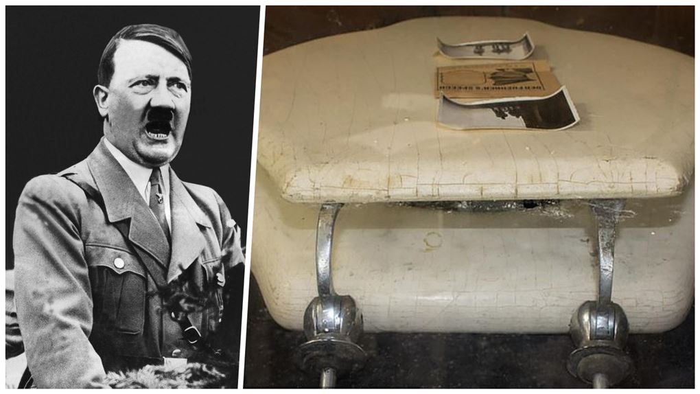Hitler og gammel toiletsæde