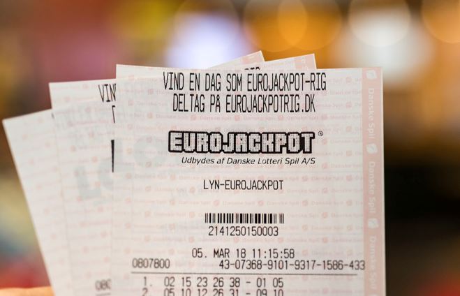 tre eurojackpot-kuponer 