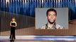 billede af Chadwick Boseman vises under uddelingen