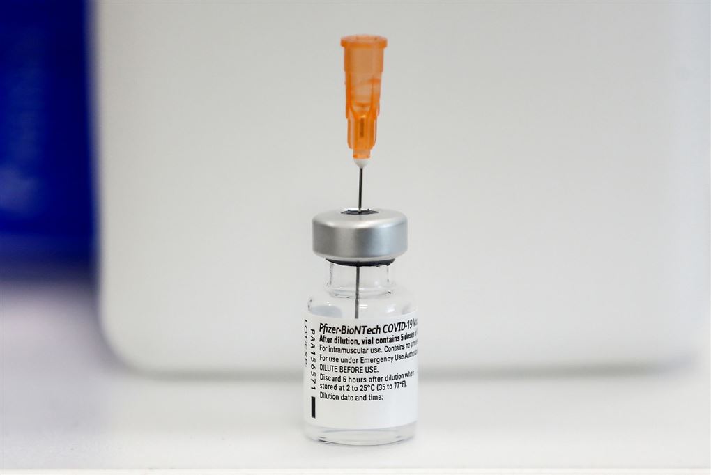 billede af vaccine fra Pfizer