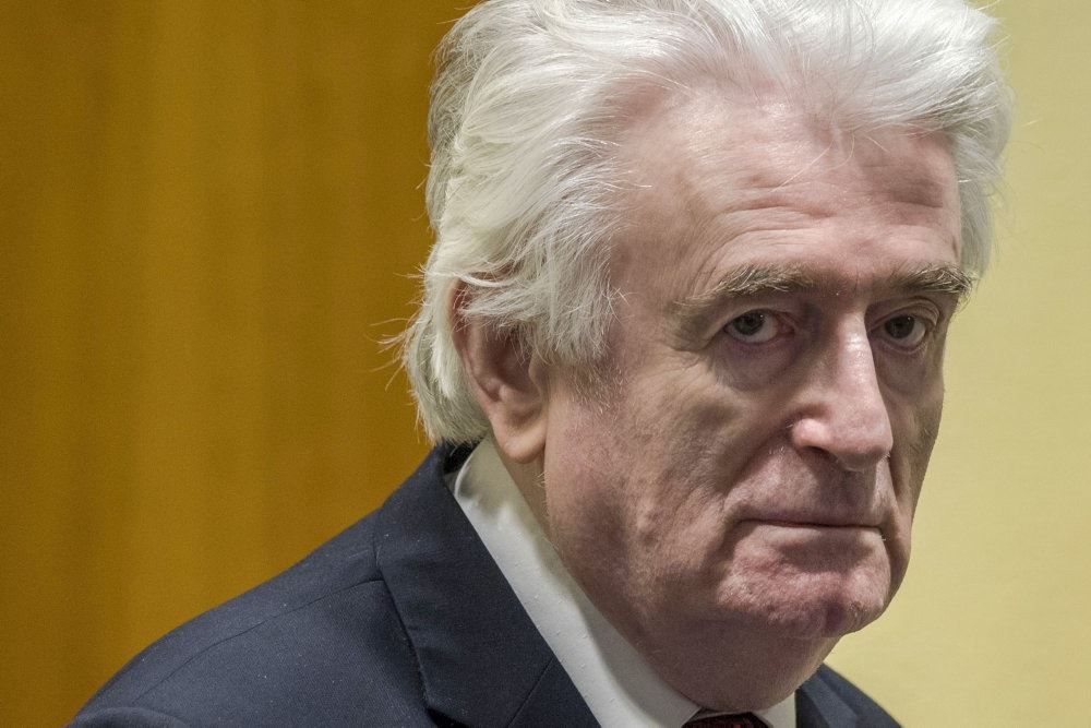 Radovan Karadzic i retten