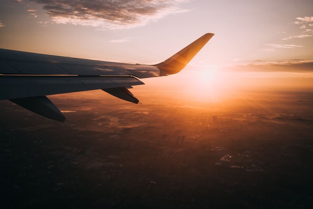 udsigt fra flyvindue