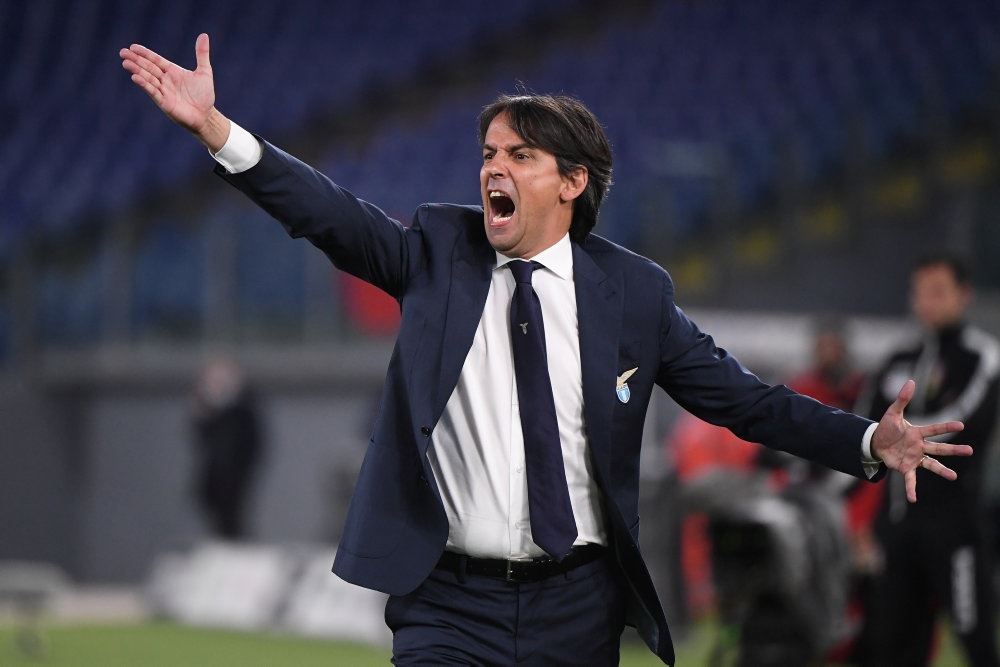 Simone Inzaghi på fodboldbanen