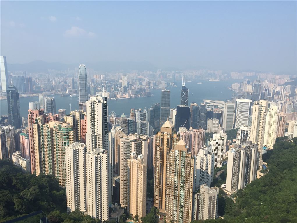 Hongkongs skyline