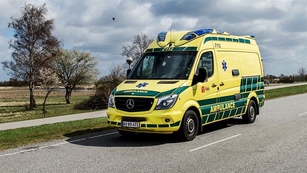 billede af ambulance