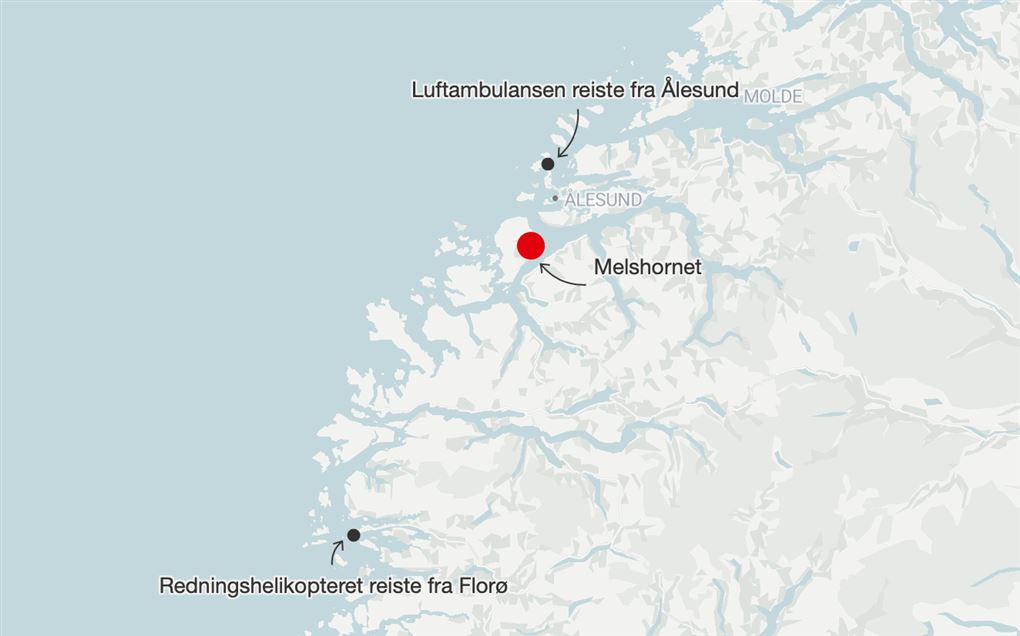 Et kort over Norge