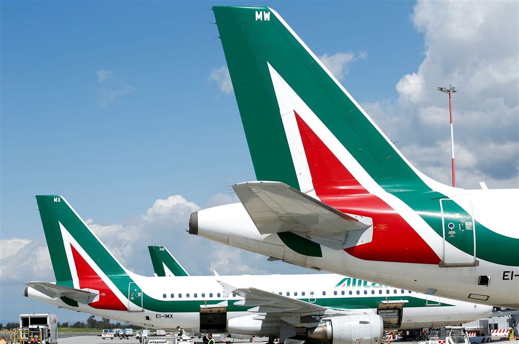 Halerorene på Alitalia-fly