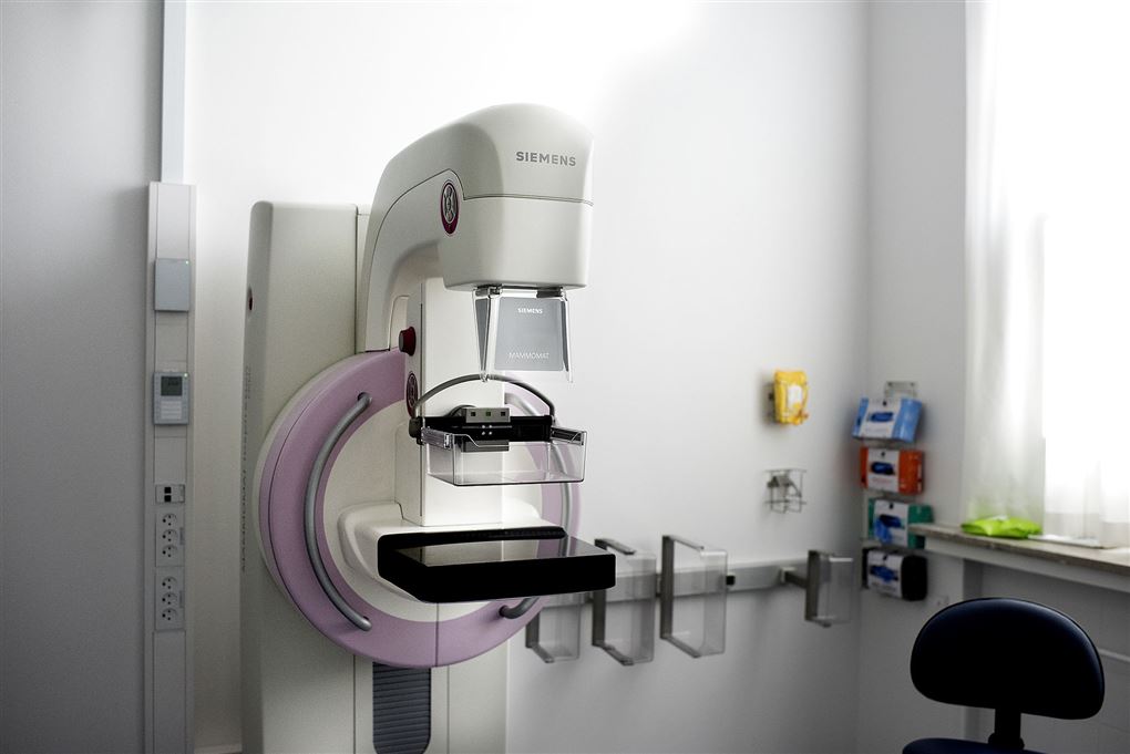 mammografimaskine på gentofte hospital 
