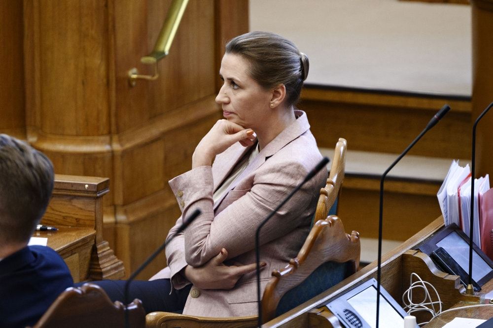 Mette Frederiksen i Folketinget