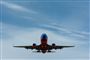 Et fly i luften set nedefra. 