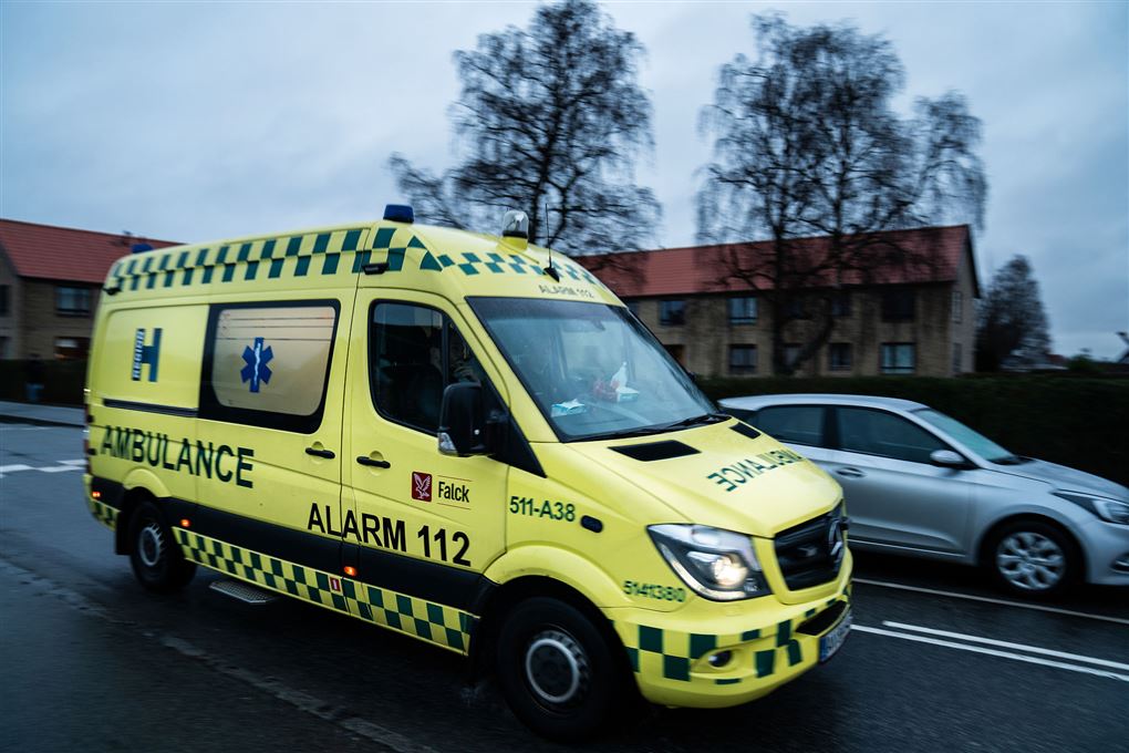 En ambulance i fart
