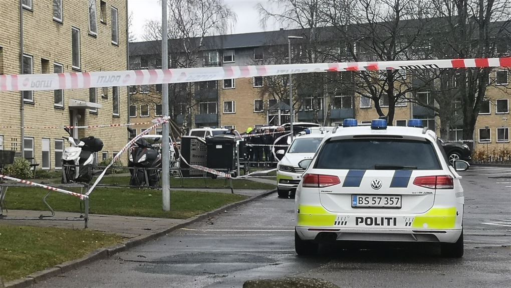 Politibil i Viborg