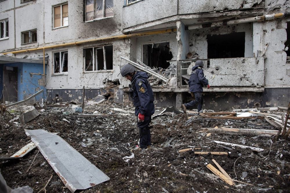 Ødelæggelser i Ukraine