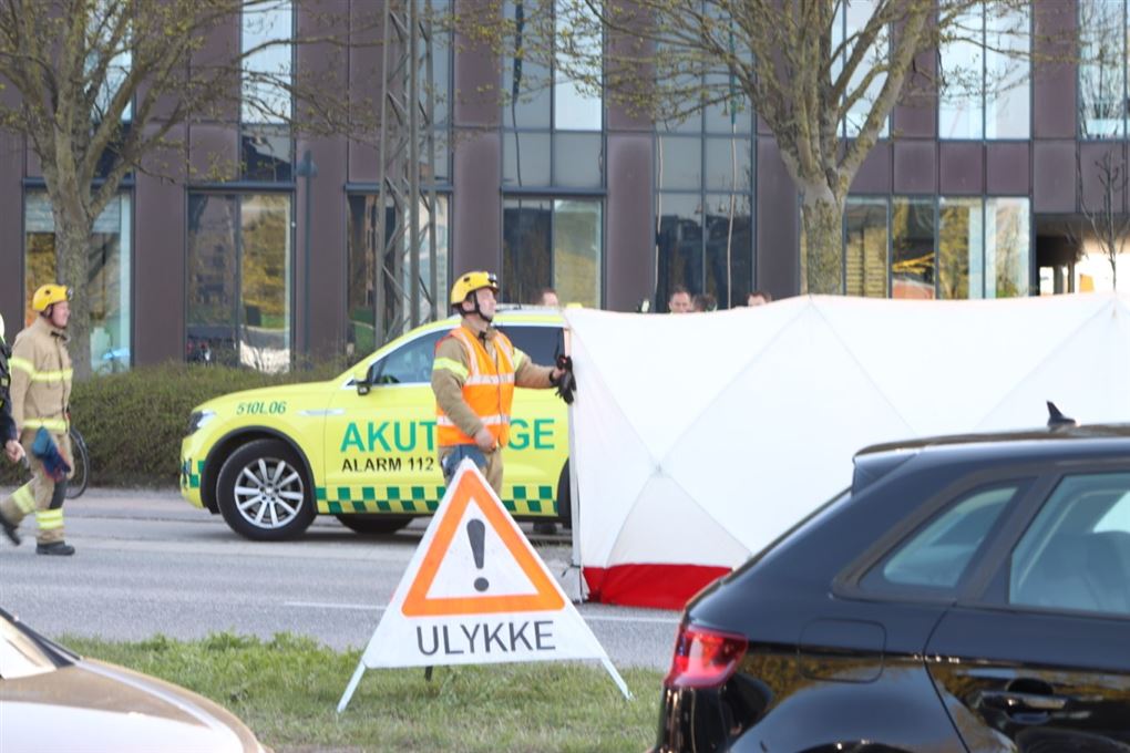 Akut personale på ulykkestedet