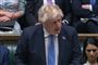 Boris Johnson på talerstolen i det engelske parlament 