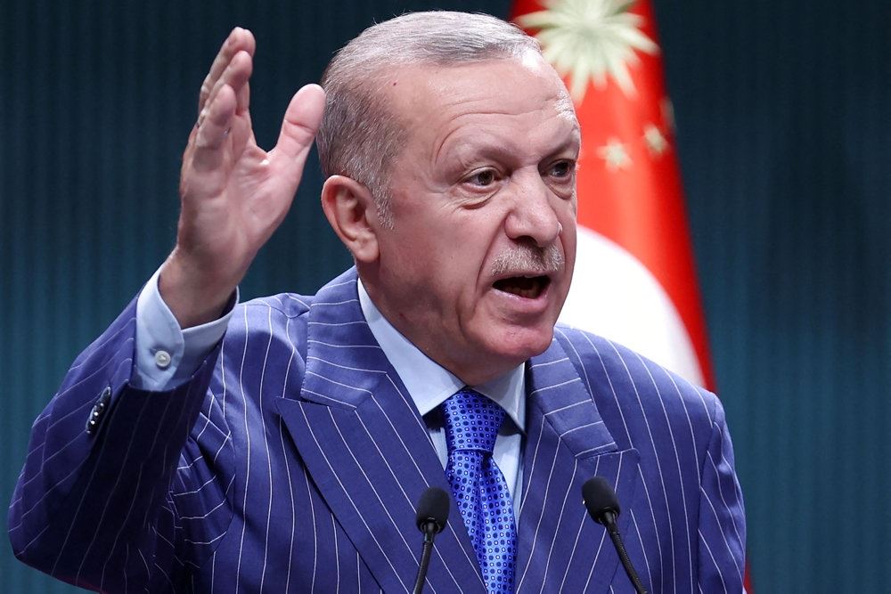 Tyrkiets præsident, Recep Tayyip Erdogan, 