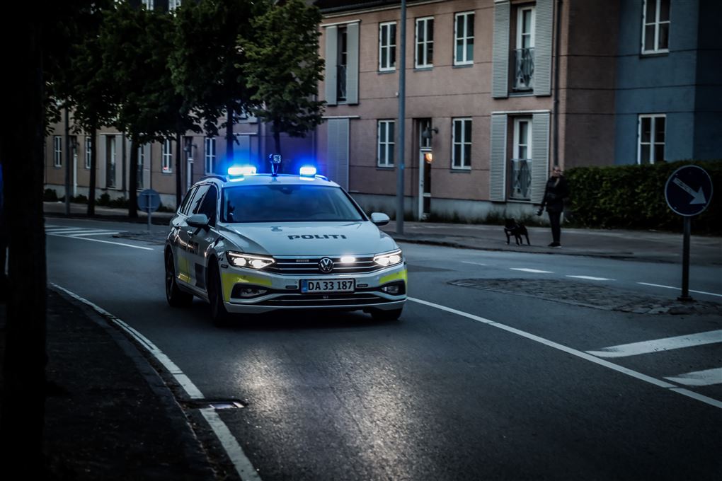 En politibil