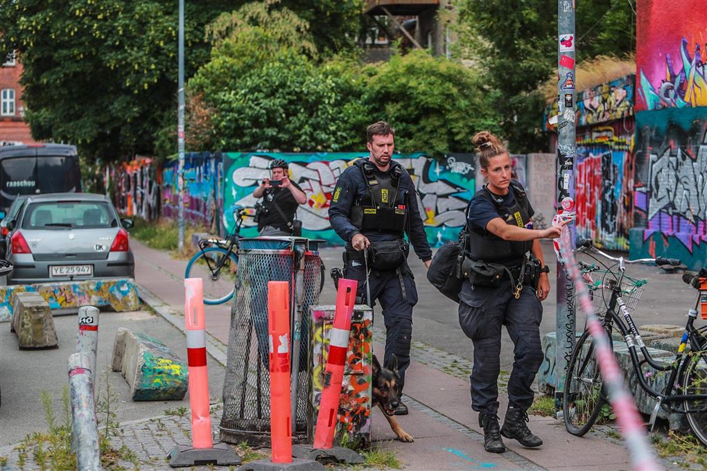 Politi på Christiania