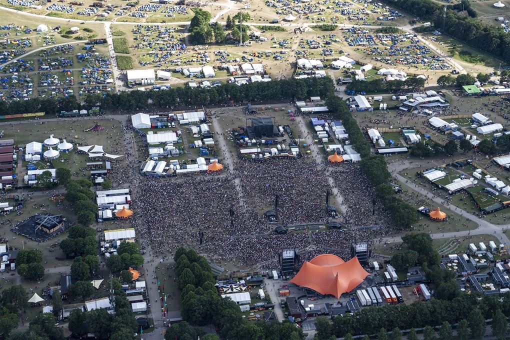 luftfoto af festavalpladsen