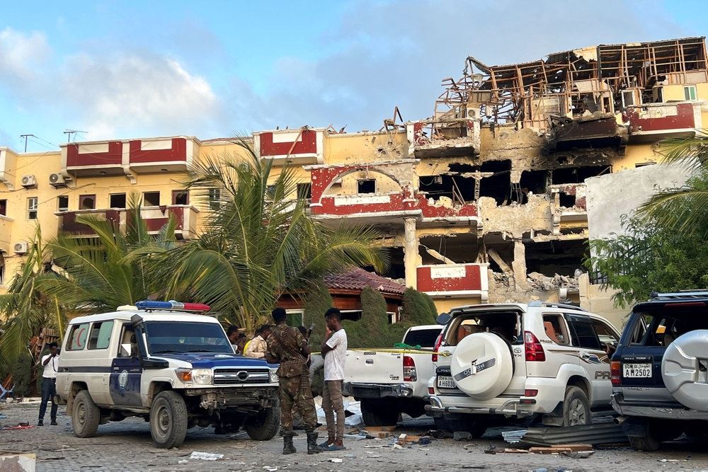 hotel ramt af bomber