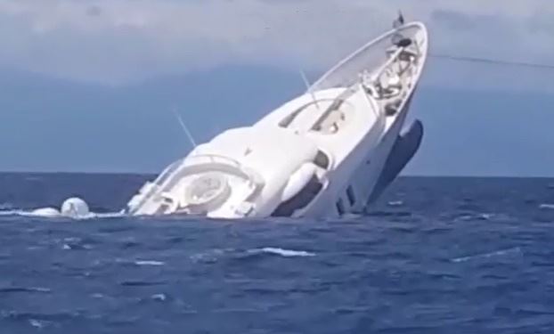 båd synker