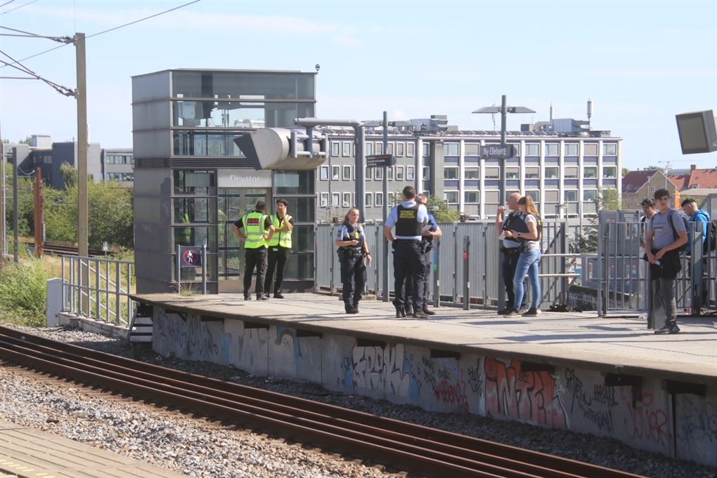  politi på Ellebjerg Station