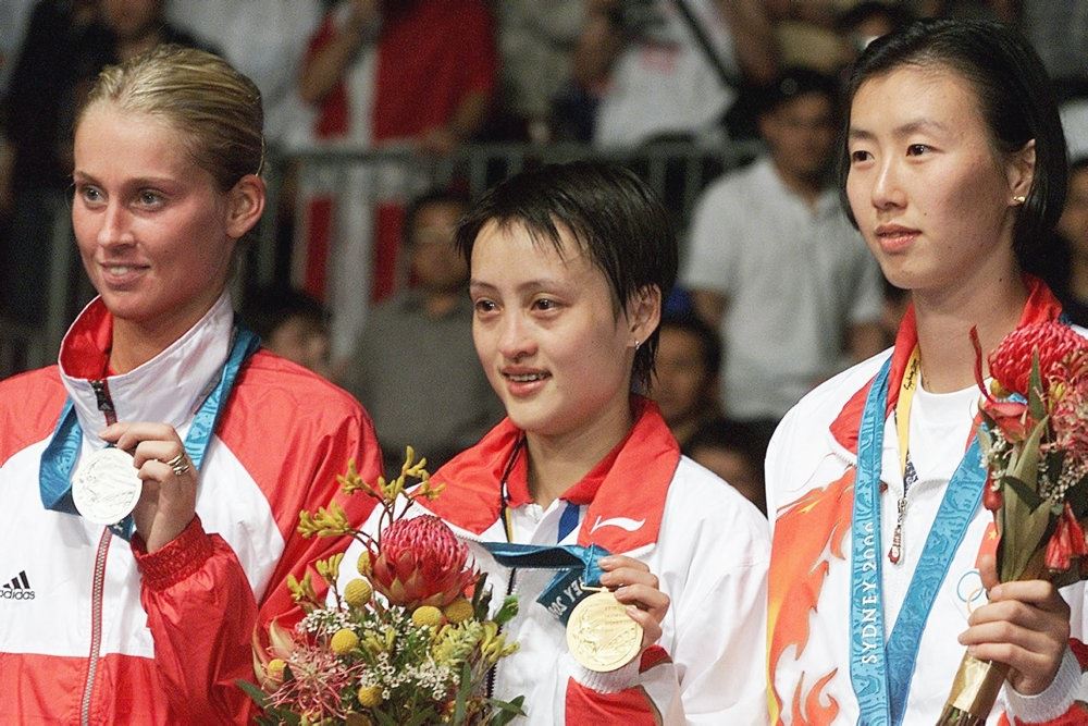 Badmintonspillere får medaljer